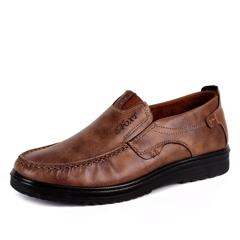 🔥Hot Sale🎁--40% OFF 🎉  Mens Comfy Casual Non-slip Loafers Leather Shoes