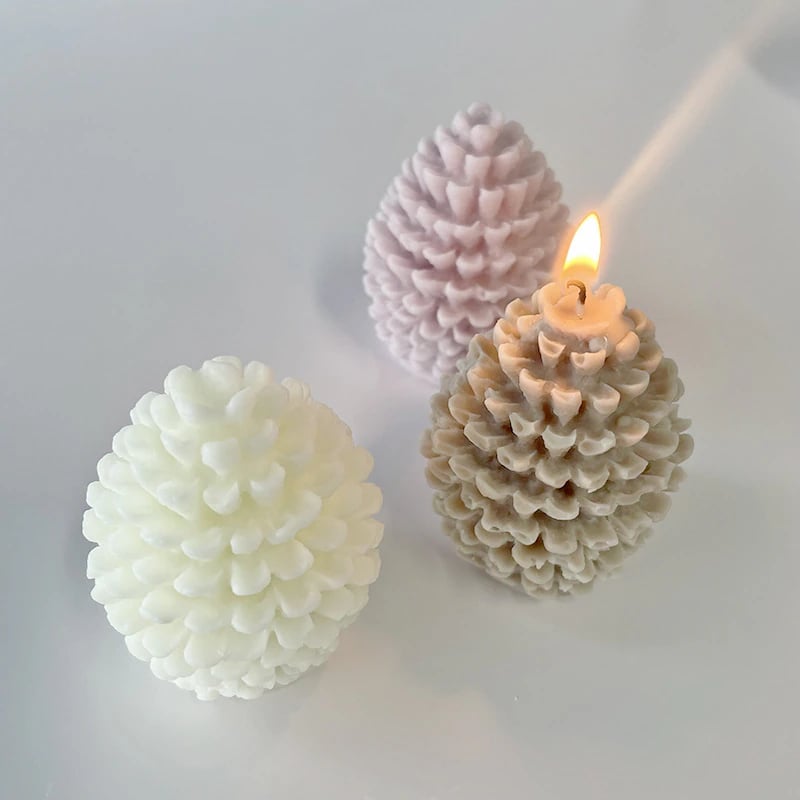 3D Christmas Silicone Candle Mold