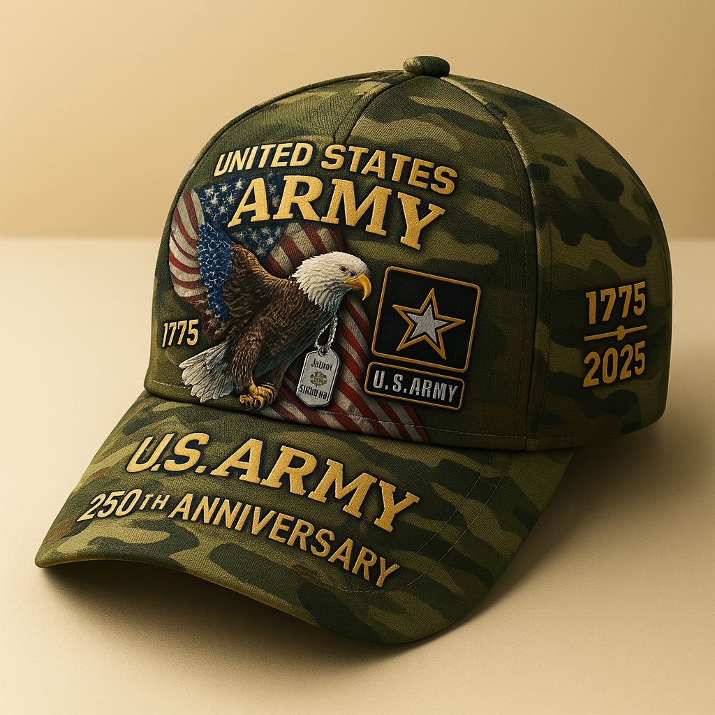 U.S. Army 250th Anniversary Eagle Cap – Honor, Duty & Legacy Hat