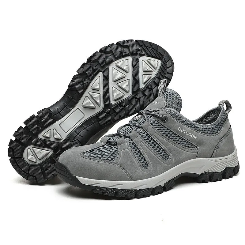 🔥ON THIS WEEK SALE 50% OFF🔥Men's Orthopedic Hiking Walking Shoes-Proven Plantar Fasciitis, Foot and Heel Pain Relief-