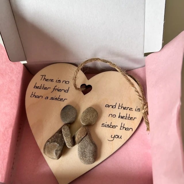 💕Wooden Heart Thank You Gift