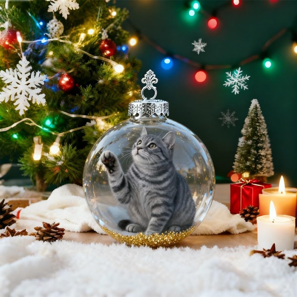 Adorable Cat Christmas Ornament Set – Limited Edition 2025 Holiday Collection for Cat Lovers