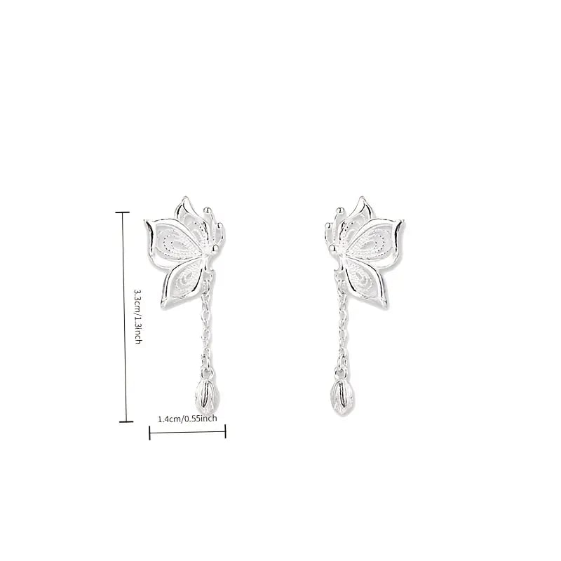 🦋Elegant Hollow Butterfly Earrings – Embrace Delicate Beauty💫