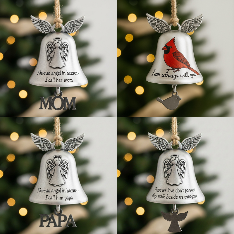 👼🔔Angel Wings Memorial Bell