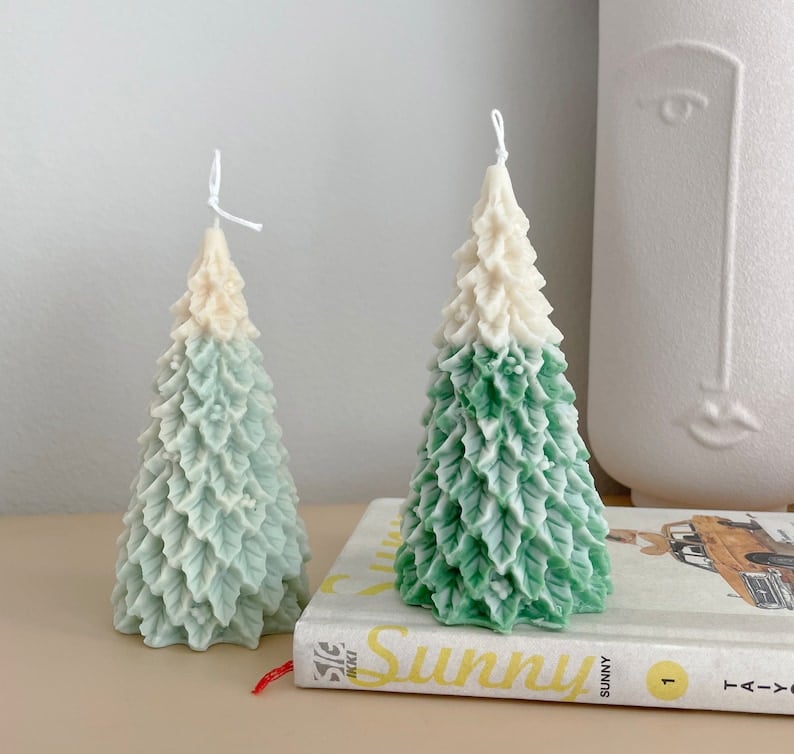 3D Christmas Silicone Candle Mold