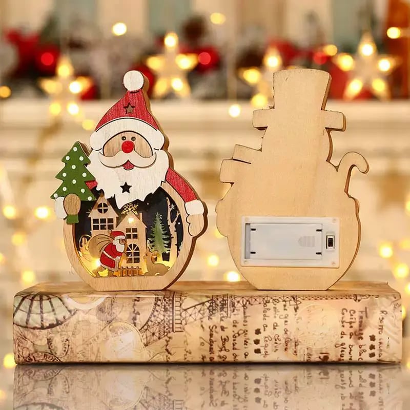 🎅Christmas Snowman & Santa Claus Night Light Decorations Indoor for Home Decor ,Christmas Decorations 2026