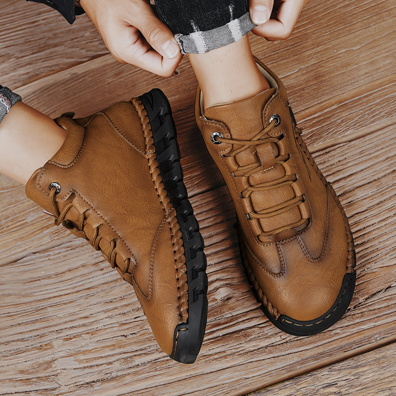 ⏰Limited Time Sale 70% OFF-Men's new handmade genuine leather orthopedic shoes with arch support