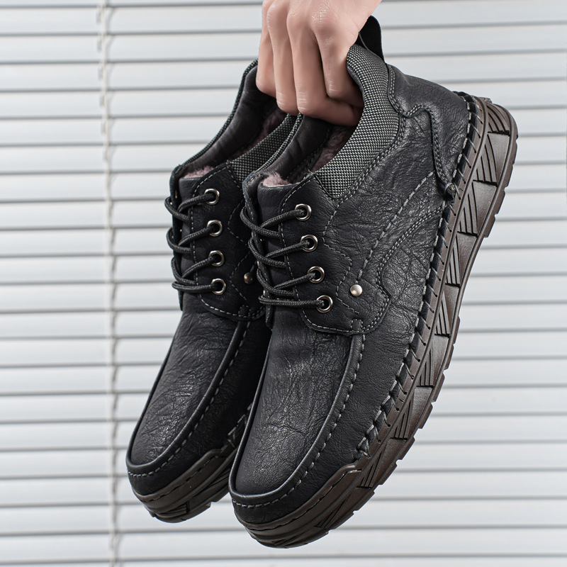 ⏰This Week 70% OFF🔥Casual leather arch support non-slip wear-resistant high-top loafers
