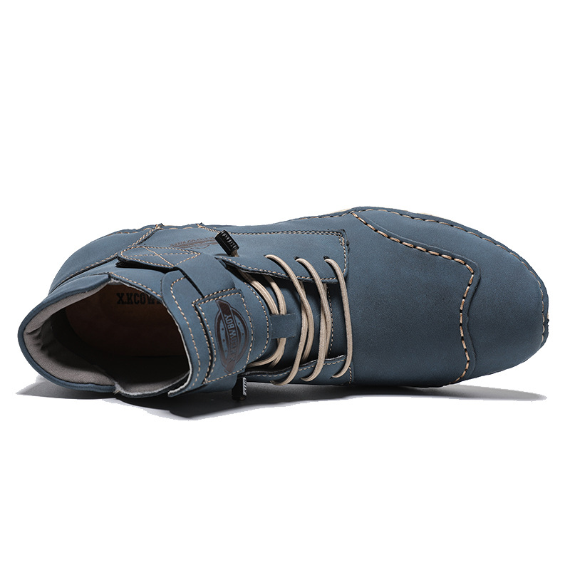 🔥Today 60% OFF Casual leather arch support non-slip wear-resistant high-top loafers