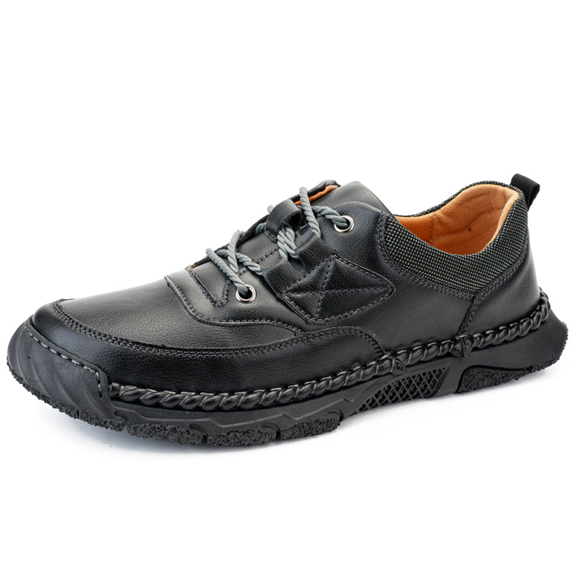 🔥New models available, 40% off🎉Men's genuine leather handmade walking shoes for foot pain relief with arch support