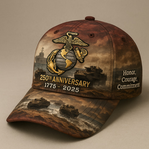 United States Marine Corps 250th Anniversary Cap