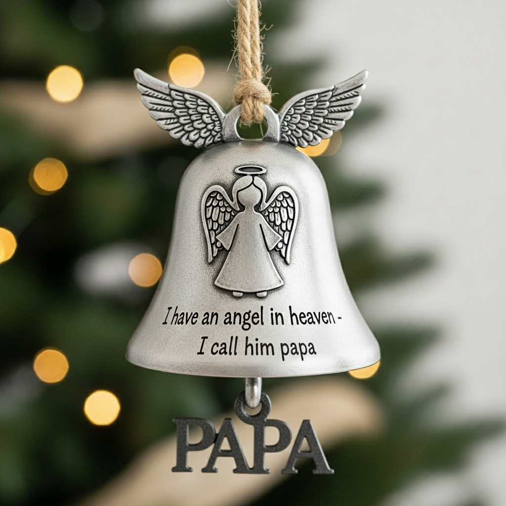 👼🔔Angel Wings Memorial Bell