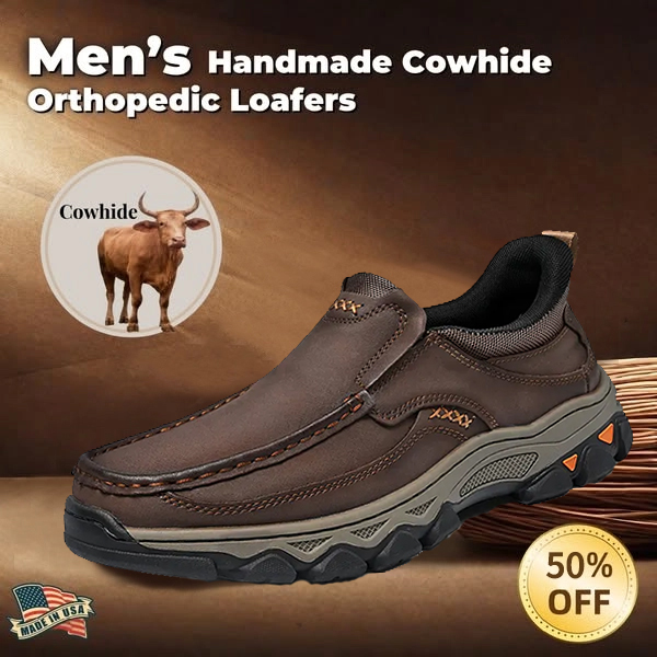 ⏰ Sale 60% off - 2025 Newest Men's Orthopedic Leather Loafers