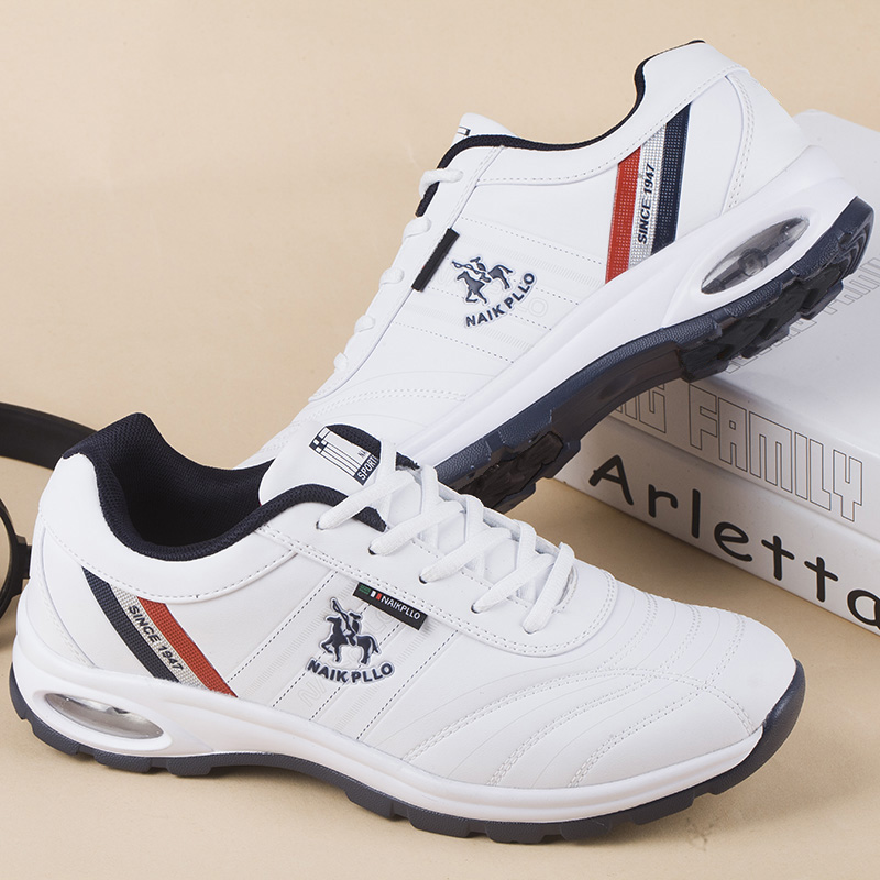 Men's Good Arch Support Outdoor Breathable Walking Shoes, Comfy Orthopedic Walking Shoes