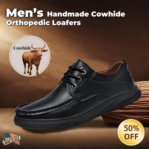 ⏰ Sale 60% off - 2025 Newest Men's Orthopedic Leather Loafers