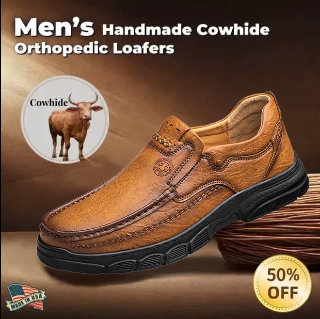 ⏱️50% off - 2025 Newest Men's Orthopedic Leather Loafers
