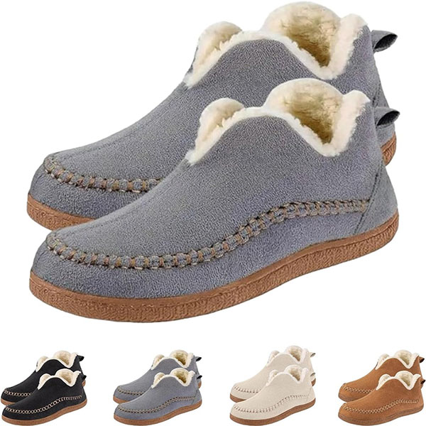 LAST DAY 53% OFF Women's Cozy Fleece-Lined Ankle Boots