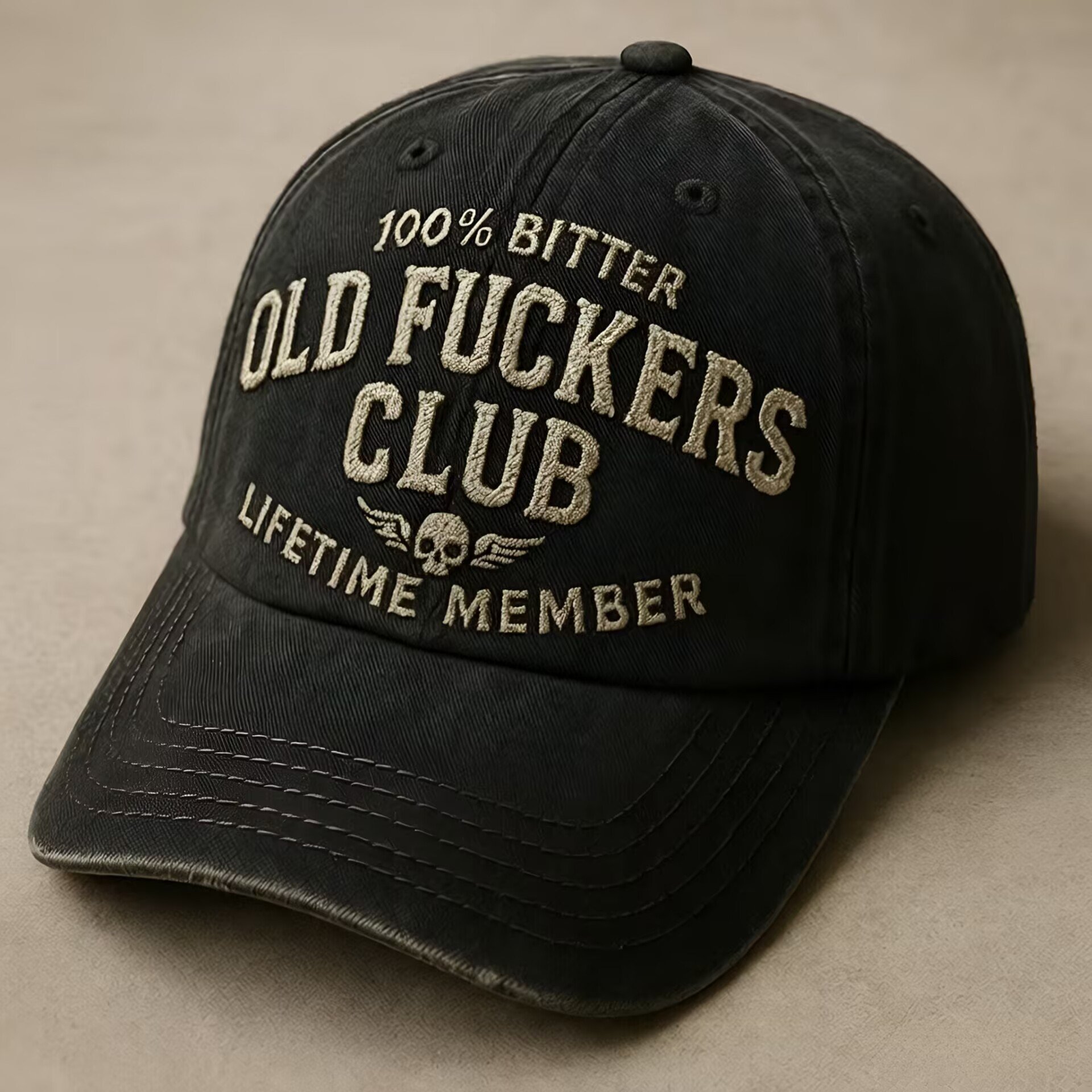 🧢Old F*ckers Club - Vintage Cotton Baseball Cap