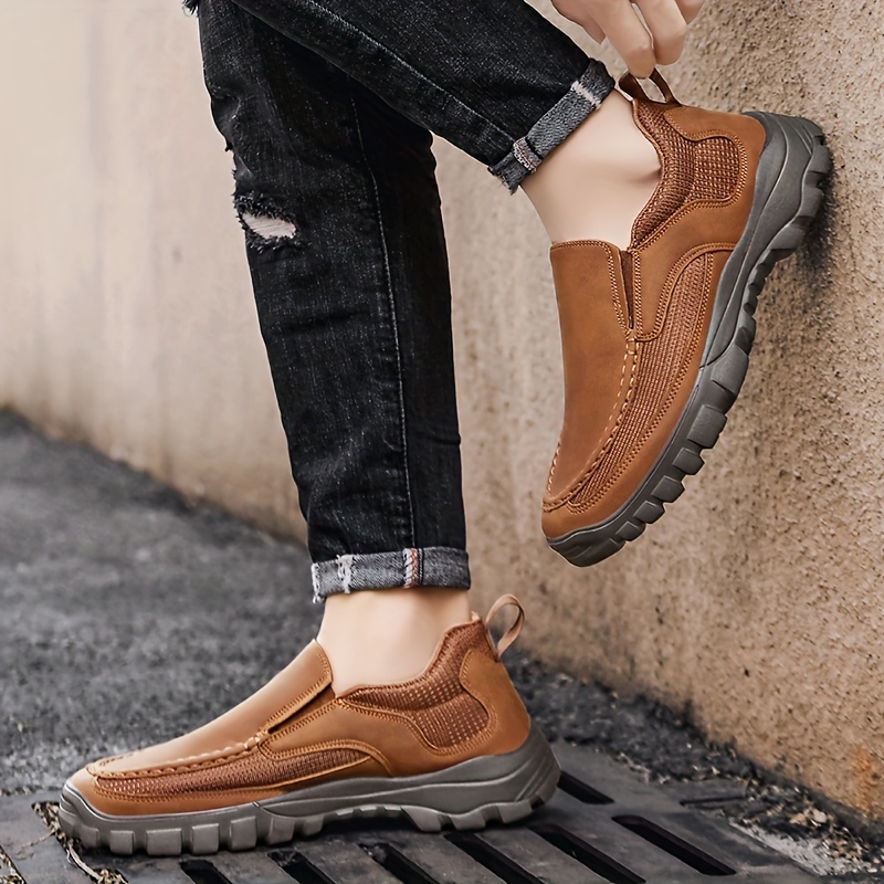 (30% off this week) Men's comfortable casual shoes, arch support slip-on loafers