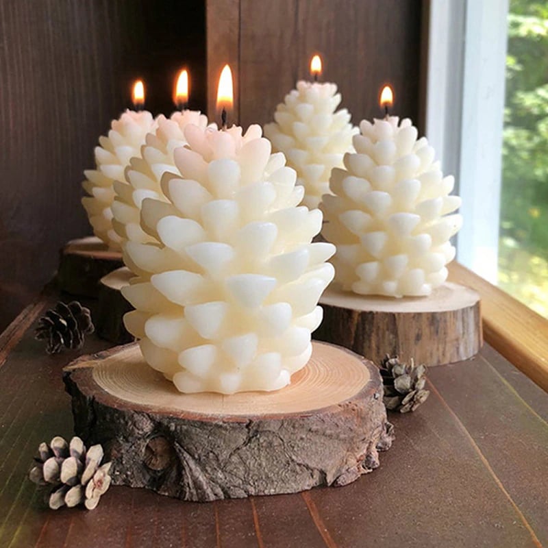 3D Christmas Silicone Candle Mold
