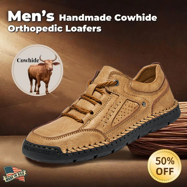 ⏰ Sale 60% off - 2025 Newest Men's Orthopedic Leather Loafers