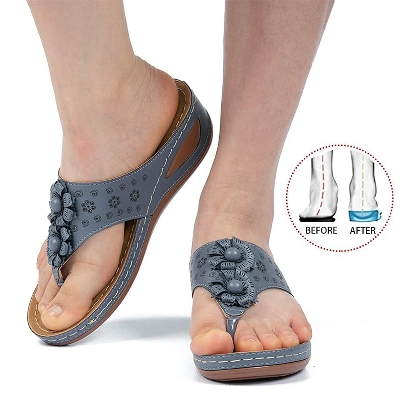 Women's Sandals Comfortable Flip Flops with Arch Support