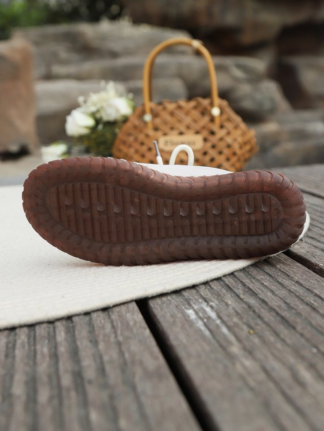 Vintage British Round Toe Women's Leather Shoes