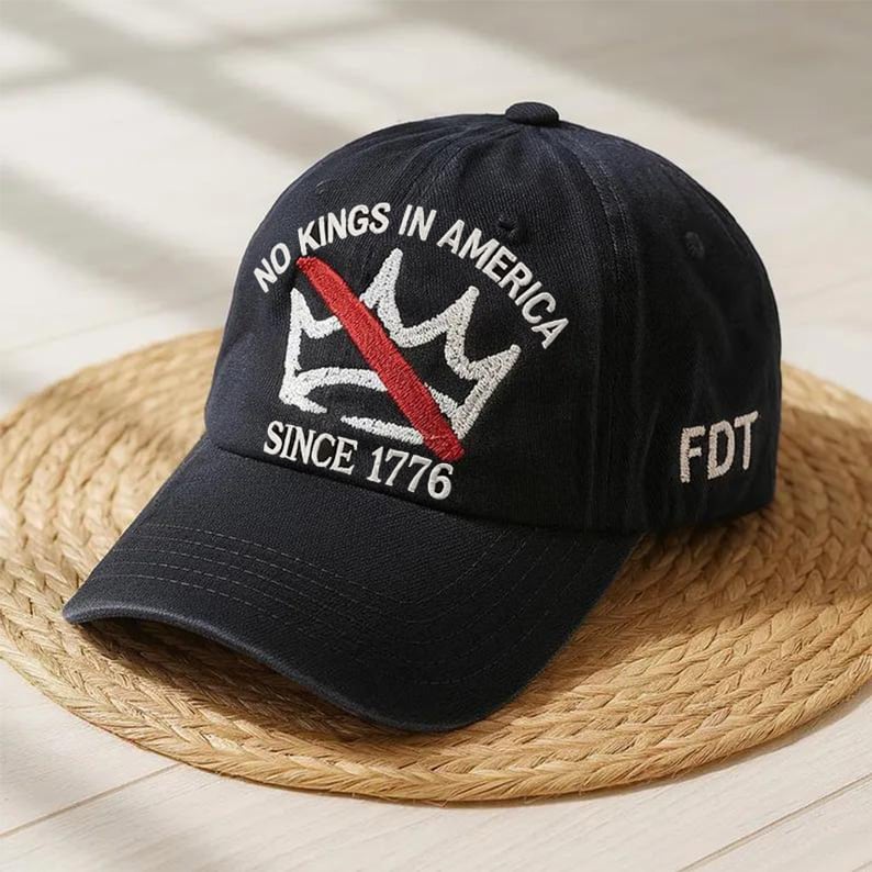 🧢 NO KINGS IN AMERICA SINCE 1776 Cap – America’s Freedom Hat 🇺🇸