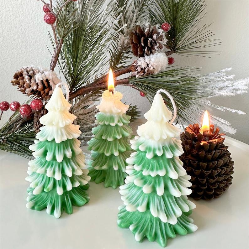 3D Christmas Silicone Candle Mold