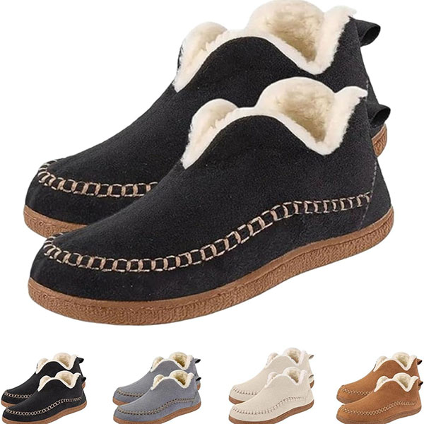 LAST DAY 53% OFF Women's Cozy Fleece-Lined Ankle Boots