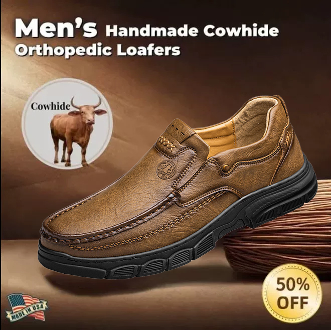 ⏱️50% off - 2025 Newest Men's Orthopedic Leather Loafers