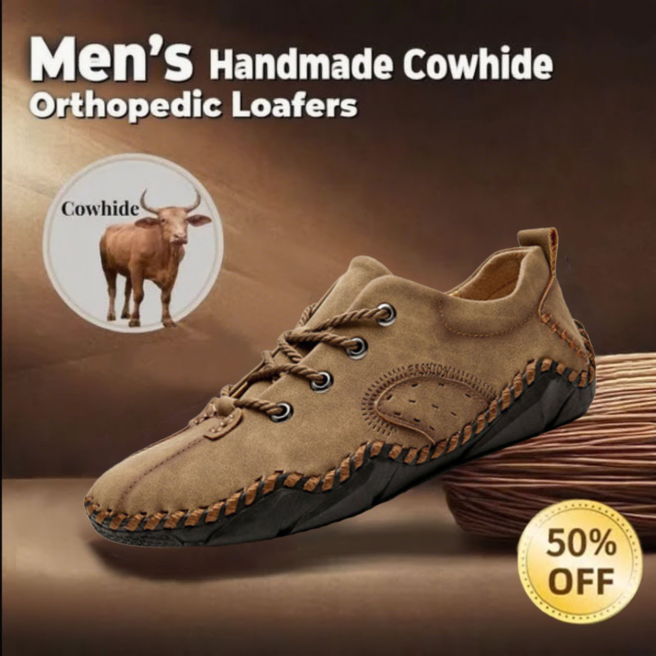 🔥Today 70% OFF🔥Men's Arch Support & Breathable and Light & Non-Slip Shoes