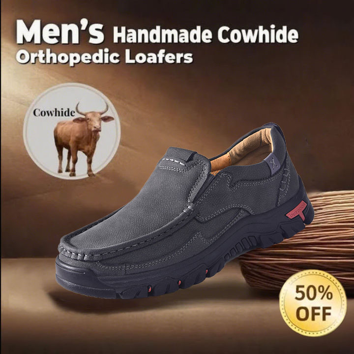 🔥60% off on new models🔥Men's handmade non-slip orthopedic shoes