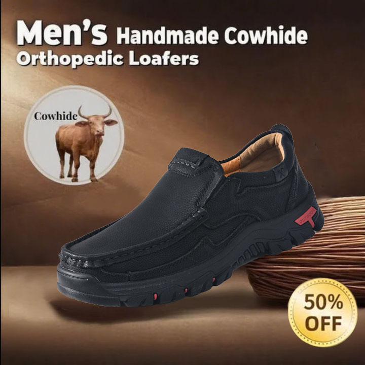 🔥60% off on new models🔥Men's handmade non-slip orthopedic shoes