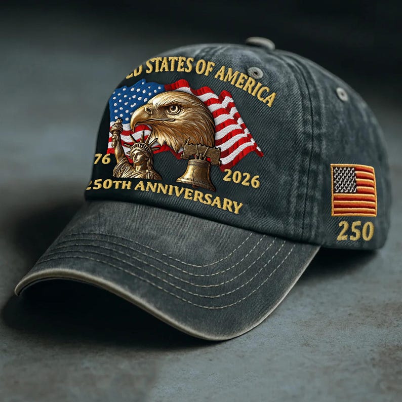 Eagle & Liberty – United States 250th Anniversary Hat