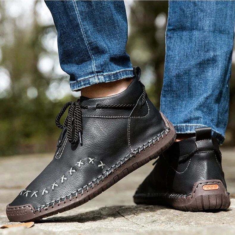 Men's Warm Plush Outdoor Boots