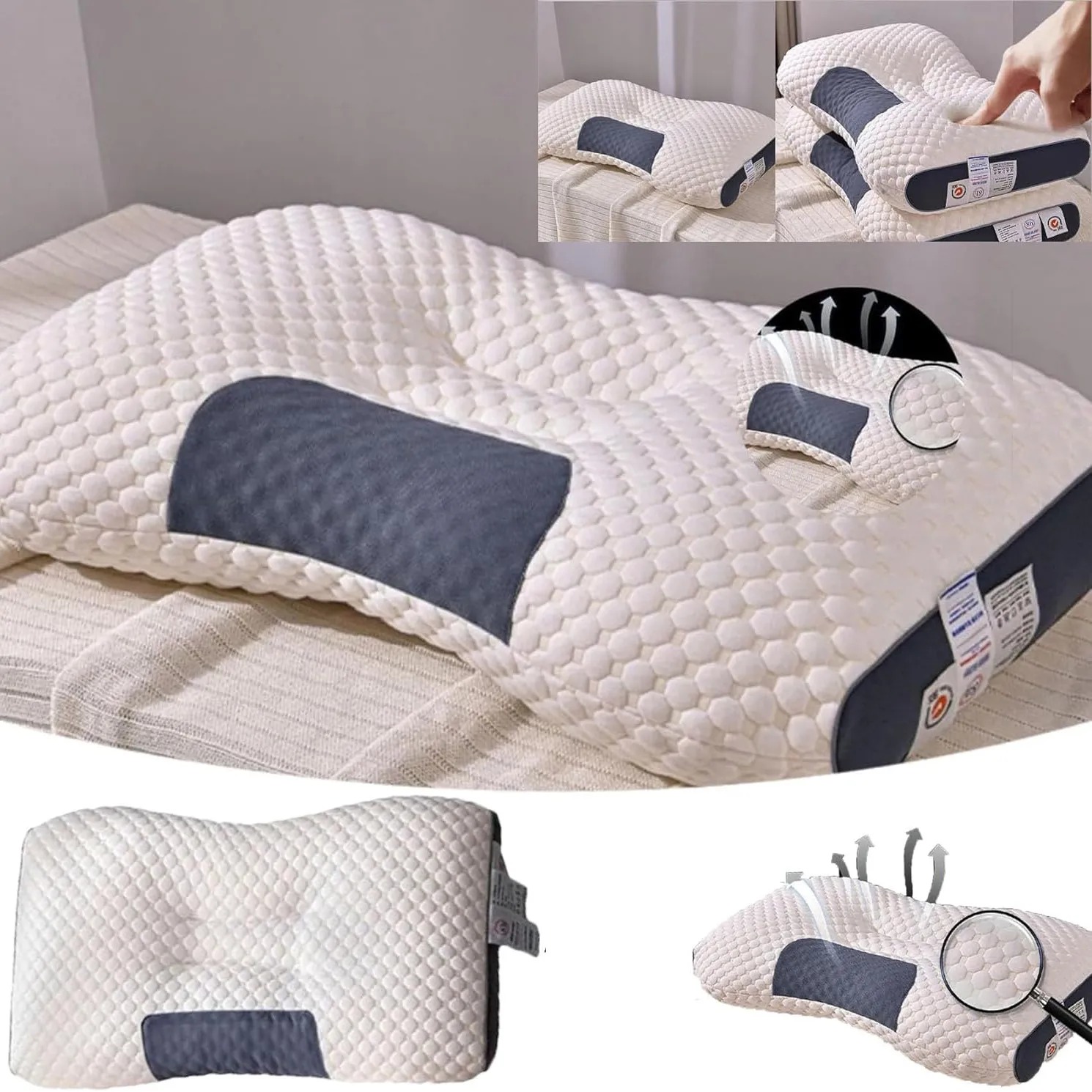 🩺Orthopedic Cervical Pillow – Spine Protection & Restorative Sleep Support 🌙💤