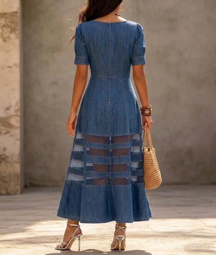 📦📦LAST DAY SAVE 49% ⏰Stylish And Elegant A-line Denim Dress