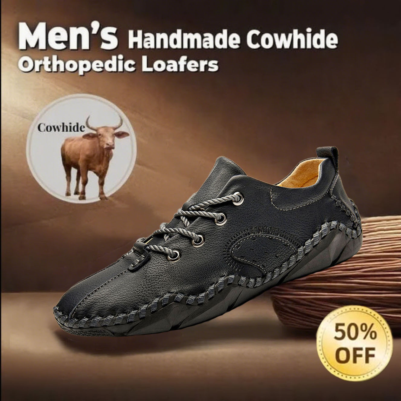 🔥Today 70% OFF🔥Men's Arch Support & Breathable and Light & Non-Slip Shoes