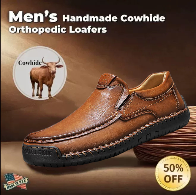⏱️50% off - 2025 Newest Men's Orthopedic Leather Loafers
