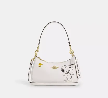 Peanuts Teri Shoulder Bag With Snoopy