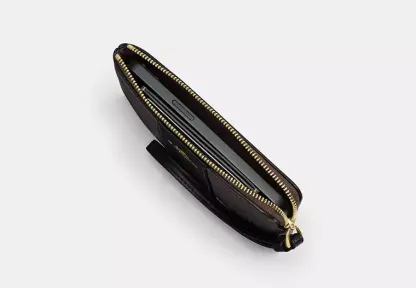 Corner Zip Wristlet In Signature Canvas With Stripe