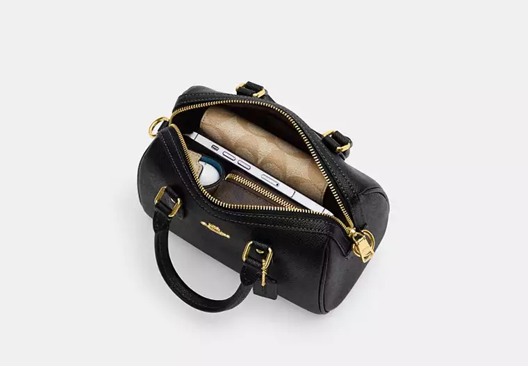 Mini Rowan Crossbody In Signature Canvas With Stripe