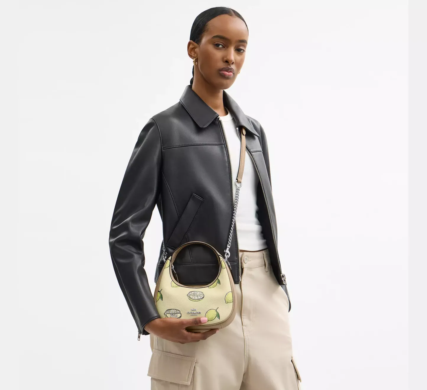 Carmen Mini Crossbody Bag With Lemon Print