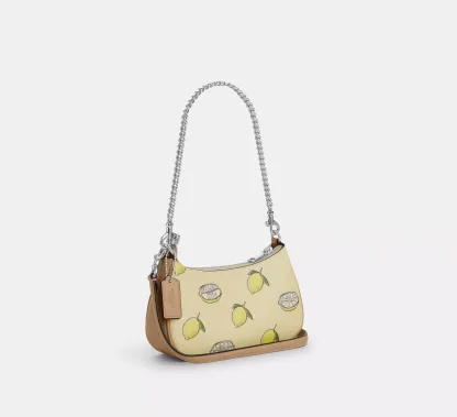 Teri Mini Crossbody Bag With Lemon Print