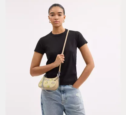 Teri Mini Crossbody Bag With Lemon Print
