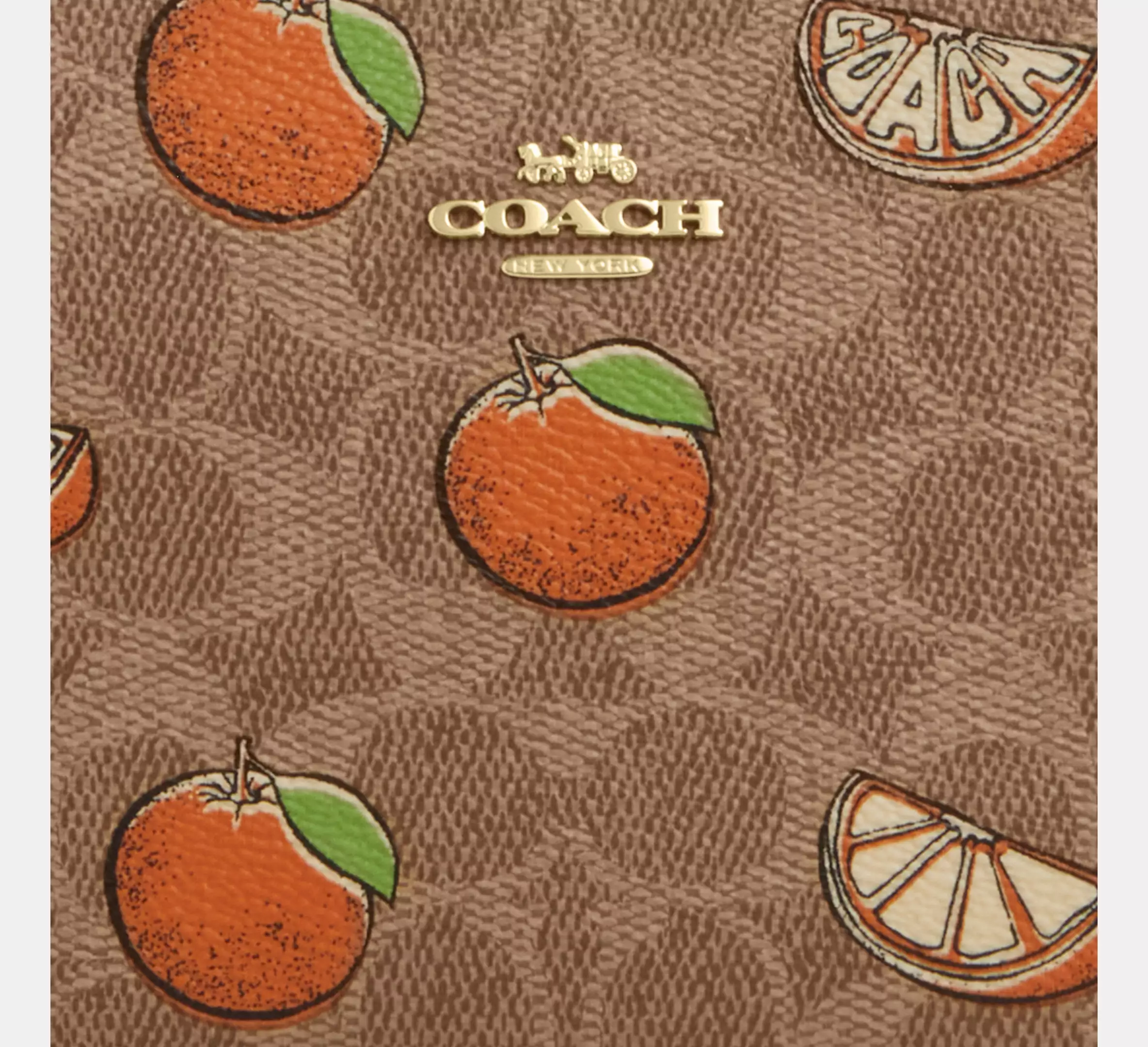 Nolita 19 In Signature Canvas With Orange Print