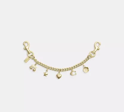 Gold Swagger Chain With Charms