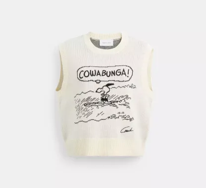 Cothtach X Peanuts Knit Vest