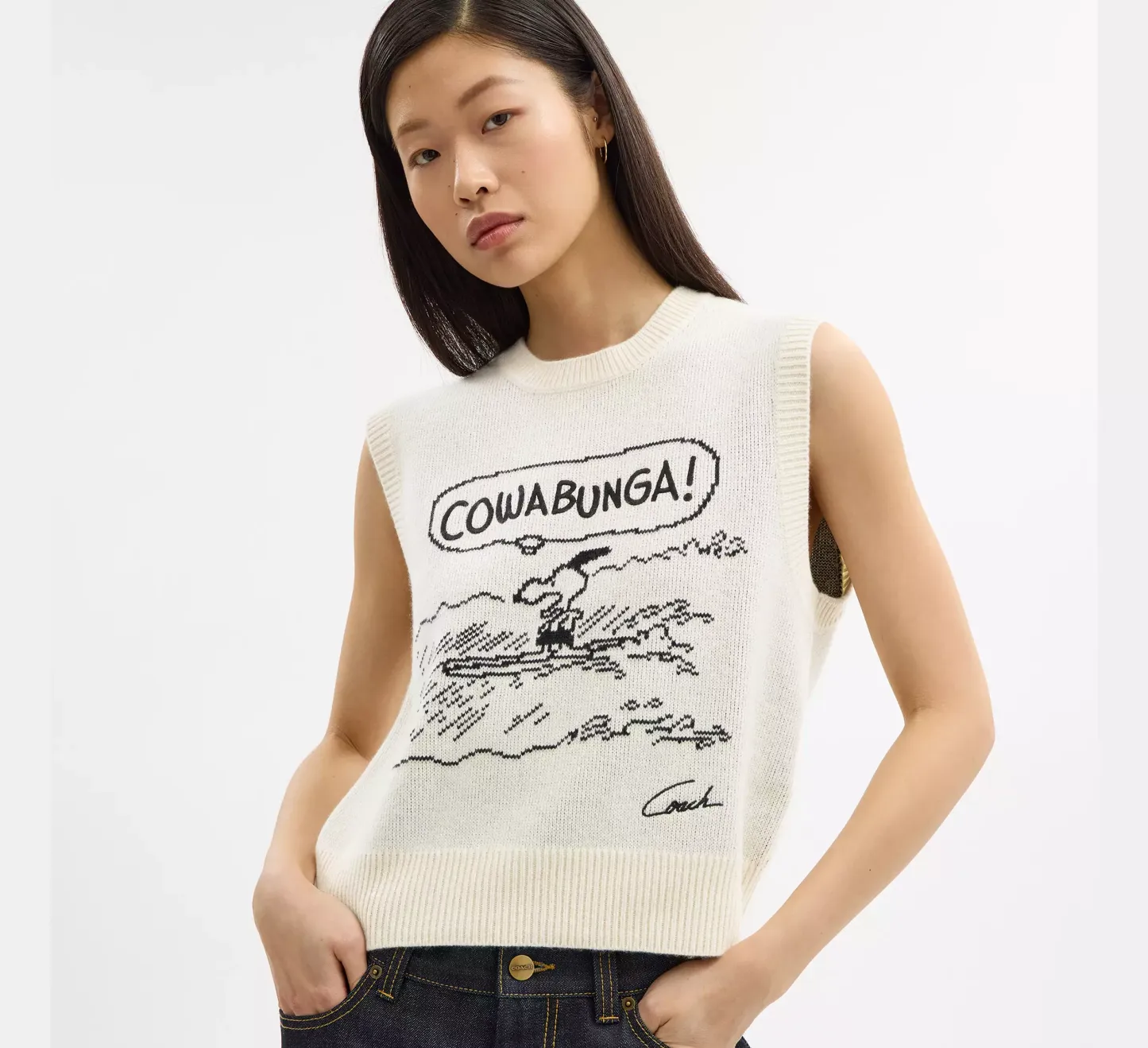 Cothtach X Peanuts Knit Vest